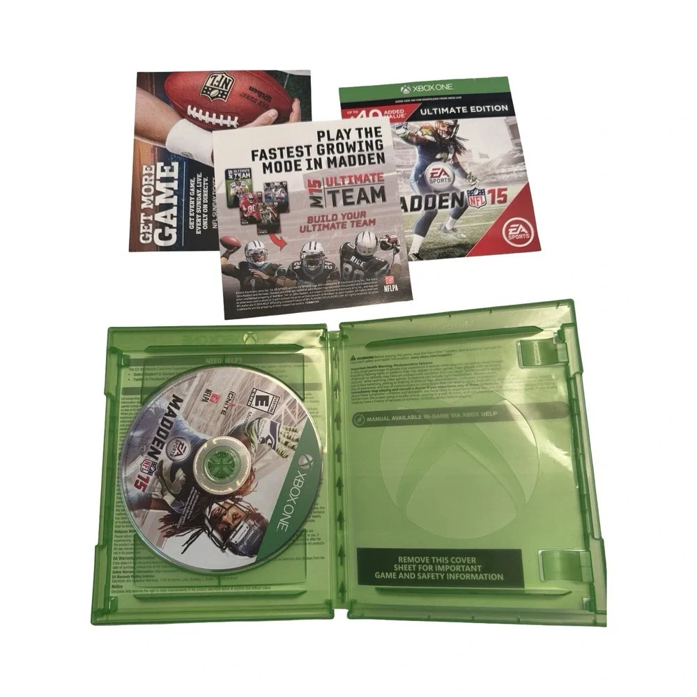 Madden NFL 15 Ultimate‎ Edition Microsoft Xbox One Richard Sherman EA Sports
